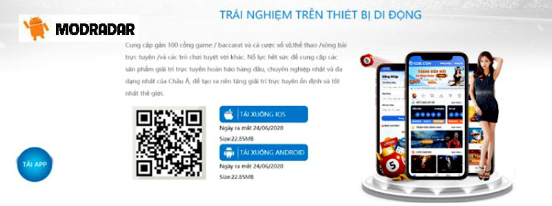 Truy cập vào đường link tải app 123b